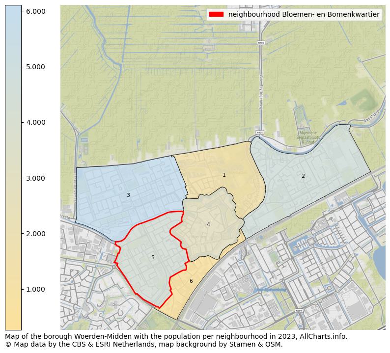 Map of the borough Woerden-Midden with the population per neighbourhood in 2023. This page shows a lot of information about residents (such as the distribution by age groups, family composition, gender, native or Dutch with an immigration background, ...), homes (numbers, types, price development, use, type of property, ...) and more (car ownership, energy consumption, ...) based on open data from the Dutch Central Bureau of Statistics and various other sources!