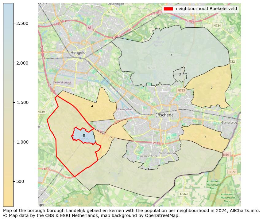 Image of the neighbourhood Boekelerveld at the map. This image is used as introduction to this page. This page shows a lot of information about the population in the neighbourhood Boekelerveld (such as the distribution by age groups of the residents, the composition of households, whether inhabitants are natives or Dutch with an immigration background, data about the houses (numbers, types, price development, use, type of property, ...) and more (car ownership, energy consumption, ...) based on open data from the Dutch Central Bureau of Statistics and various other sources!