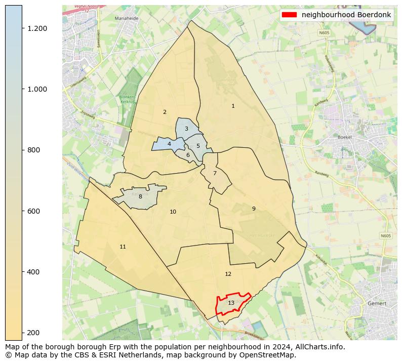 Image of the neighbourhood Boerdonk at the map. This image is used as introduction to this page. This page shows a lot of information about the population in the neighbourhood Boerdonk (such as the distribution by age groups of the residents, the composition of households, whether inhabitants are natives or Dutch with an immigration background, data about the houses (numbers, types, price development, use, type of property, ...) and more (car ownership, energy consumption, ...) based on open data from the Dutch Central Bureau of Statistics and various other sources!