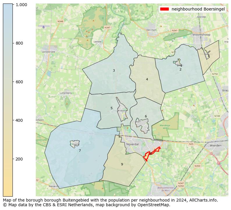 Image of the neighbourhood Boersingel at the map. This image is used as introduction to this page. This page shows a lot of information about the population in the neighbourhood Boersingel (such as the distribution by age groups of the residents, the composition of households, whether inhabitants are natives or Dutch with an immigration background, data about the houses (numbers, types, price development, use, type of property, ...) and more (car ownership, energy consumption, ...) based on open data from the Dutch Central Bureau of Statistics and various other sources!