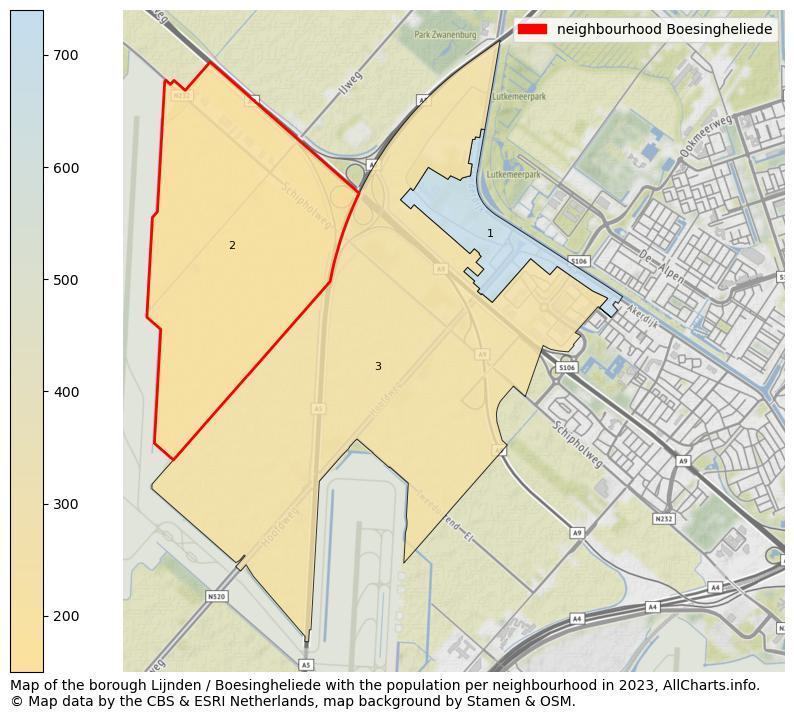 Map of the borough Lijnden / Boesingheliede with the population per neighbourhood in 2023. This page shows a lot of information about residents (such as the distribution by age groups, family composition, gender, native or Dutch with an immigration background, ...), homes (numbers, types, price development, use, type of property, ...) and more (car ownership, energy consumption, ...) based on open data from the Dutch Central Bureau of Statistics and various other sources!