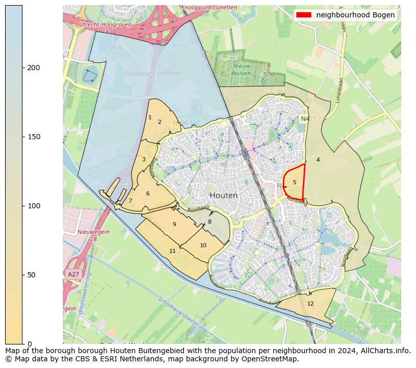 Image of the neighbourhood Bogen at the map. This image is used as introduction to this page. This page shows a lot of information about the population in the neighbourhood Bogen (such as the distribution by age groups of the residents, the composition of households, whether inhabitants are natives or Dutch with an immigration background, data about the houses (numbers, types, price development, use, type of property, ...) and more (car ownership, energy consumption, ...) based on open data from the Dutch Central Bureau of Statistics and various other sources!