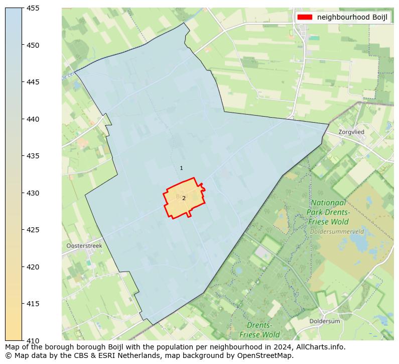 Image of the neighbourhood Boijl at the map. This image is used as introduction to this page. This page shows a lot of information about the population in the neighbourhood Boijl (such as the distribution by age groups of the residents, the composition of households, whether inhabitants are natives or Dutch with an immigration background, data about the houses (numbers, types, price development, use, type of property, ...) and more (car ownership, energy consumption, ...) based on open data from the Dutch Central Bureau of Statistics and various other sources!