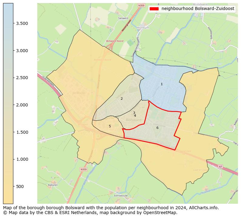 Image of the neighbourhood Bolsward-Zuidoost at the map. This image is used as introduction to this page. This page shows a lot of information about the population in the neighbourhood Bolsward-Zuidoost (such as the distribution by age groups of the residents, the composition of households, whether inhabitants are natives or Dutch with an immigration background, data about the houses (numbers, types, price development, use, type of property, ...) and more (car ownership, energy consumption, ...) based on open data from the Dutch Central Bureau of Statistics and various other sources!