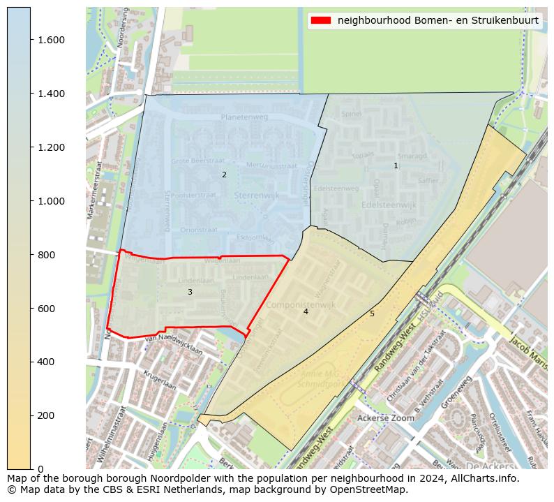 Image of the neighbourhood Bomen- en Struikenbuurt at the map. This image is used as introduction to this page. This page shows a lot of information about the population in the neighbourhood Bomen- en Struikenbuurt (such as the distribution by age groups of the residents, the composition of households, whether inhabitants are natives or Dutch with an immigration background, data about the houses (numbers, types, price development, use, type of property, ...) and more (car ownership, energy consumption, ...) based on open data from the Dutch Central Bureau of Statistics and various other sources!