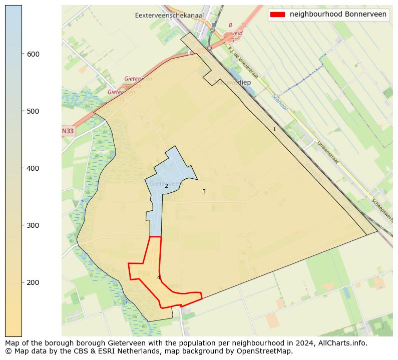 Image of the neighbourhood Bonnerveen at the map. This image is used as introduction to this page. This page shows a lot of information about the population in the neighbourhood Bonnerveen (such as the distribution by age groups of the residents, the composition of households, whether inhabitants are natives or Dutch with an immigration background, data about the houses (numbers, types, price development, use, type of property, ...) and more (car ownership, energy consumption, ...) based on open data from the Dutch Central Bureau of Statistics and various other sources!