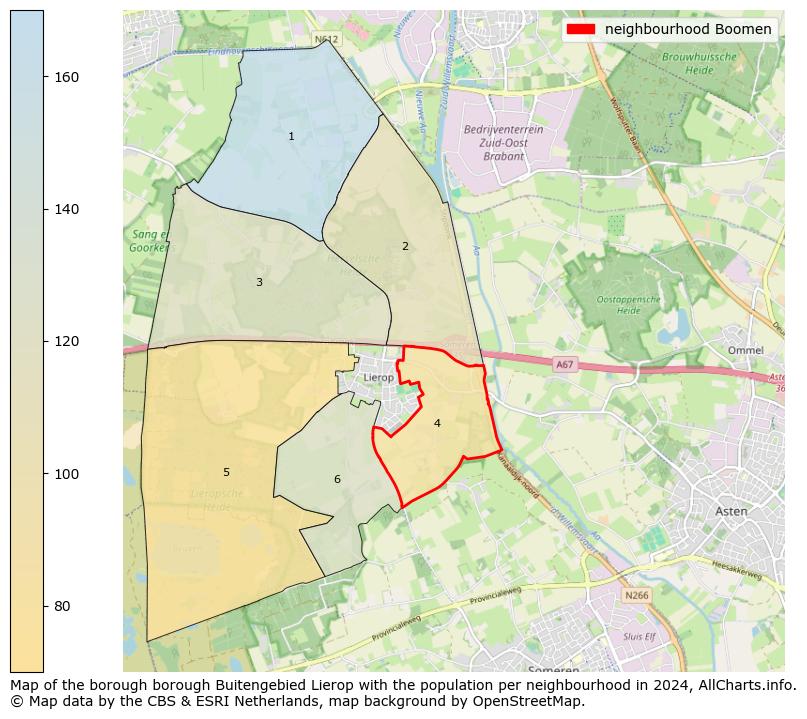 Image of the neighbourhood Boomen at the map. This image is used as introduction to this page. This page shows a lot of information about the population in the neighbourhood Boomen (such as the distribution by age groups of the residents, the composition of households, whether inhabitants are natives or Dutch with an immigration background, data about the houses (numbers, types, price development, use, type of property, ...) and more (car ownership, energy consumption, ...) based on open data from the Dutch Central Bureau of Statistics and various other sources!