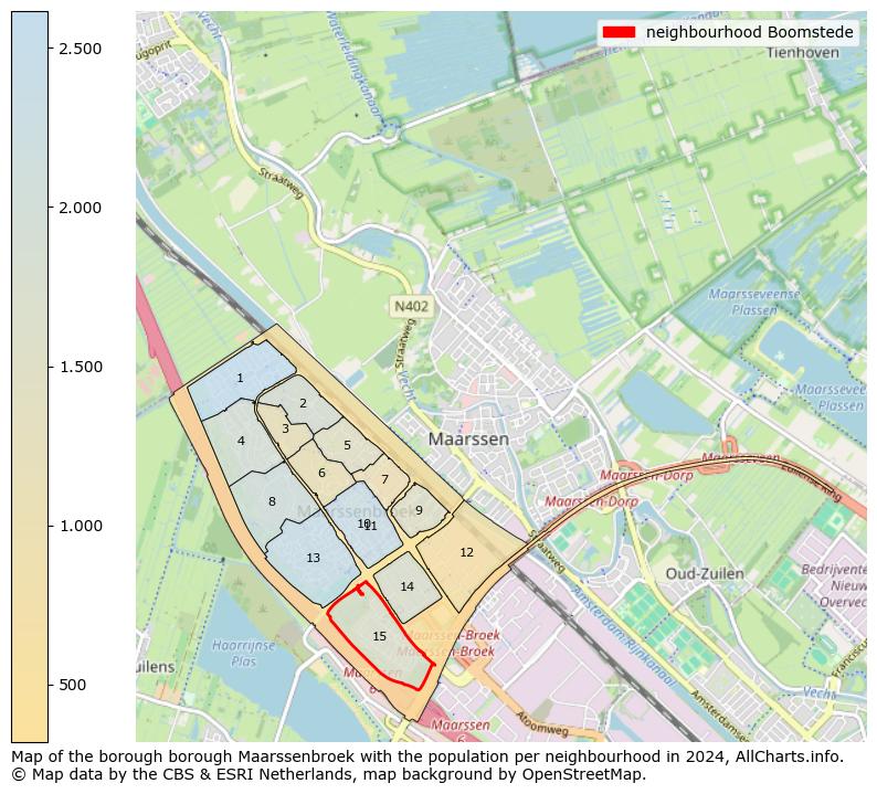 Image of the neighbourhood Boomstede at the map. This image is used as introduction to this page. This page shows a lot of information about the population in the neighbourhood Boomstede (such as the distribution by age groups of the residents, the composition of households, whether inhabitants are natives or Dutch with an immigration background, data about the houses (numbers, types, price development, use, type of property, ...) and more (car ownership, energy consumption, ...) based on open data from the Dutch Central Bureau of Statistics and various other sources!