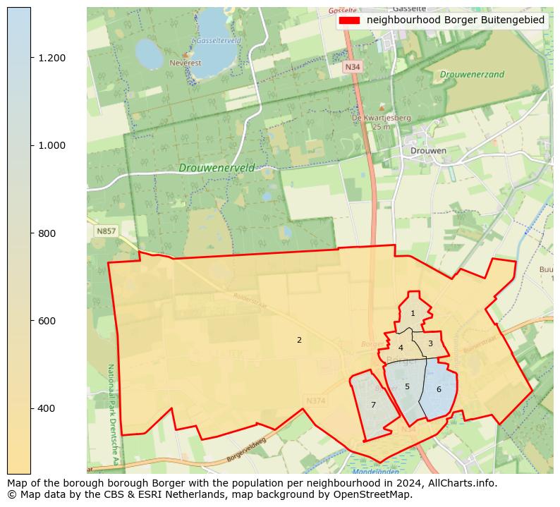 Image of the neighbourhood Borger Buitengebied at the map. This image is used as introduction to this page. This page shows a lot of information about the population in the neighbourhood Borger Buitengebied (such as the distribution by age groups of the residents, the composition of households, whether inhabitants are natives or Dutch with an immigration background, data about the houses (numbers, types, price development, use, type of property, ...) and more (car ownership, energy consumption, ...) based on open data from the Dutch Central Bureau of Statistics and various other sources!