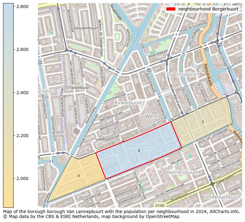 Image of the neighbourhood Borgerbuurt at the map. This image is used as introduction to this page. This page shows a lot of information about the population in the neighbourhood Borgerbuurt (such as the distribution by age groups of the residents, the composition of households, whether inhabitants are natives or Dutch with an immigration background, data about the houses (numbers, types, price development, use, type of property, ...) and more (car ownership, energy consumption, ...) based on open data from the Dutch Central Bureau of Statistics and various other sources!