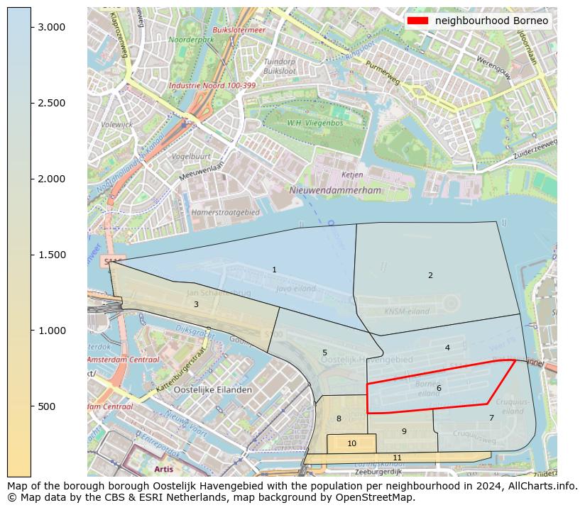 Image of the neighbourhood Borneo at the map. This image is used as introduction to this page. This page shows a lot of information about the population in the neighbourhood Borneo (such as the distribution by age groups of the residents, the composition of households, whether inhabitants are natives or Dutch with an immigration background, data about the houses (numbers, types, price development, use, type of property, ...) and more (car ownership, energy consumption, ...) based on open data from the Dutch Central Bureau of Statistics and various other sources!