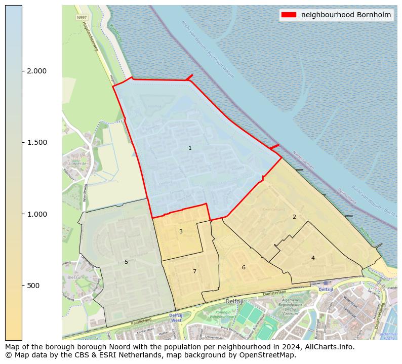 Image of the neighbourhood Bornholm at the map. This image is used as introduction to this page. This page shows a lot of information about the population in the neighbourhood Bornholm (such as the distribution by age groups of the residents, the composition of households, whether inhabitants are natives or Dutch with an immigration background, data about the houses (numbers, types, price development, use, type of property, ...) and more (car ownership, energy consumption, ...) based on open data from the Dutch Central Bureau of Statistics and various other sources!