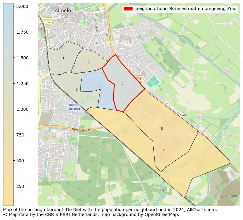 Image of the neighbourhood Bornsestraat en omgeving Zuid at the map. This image is used as introduction to this page. This page shows a lot of information about the population in the neighbourhood Bornsestraat en omgeving Zuid (such as the distribution by age groups of the residents, the composition of households, whether inhabitants are natives or Dutch with an immigration background, data about the houses (numbers, types, price development, use, type of property, ...) and more (car ownership, energy consumption, ...) based on open data from the Dutch Central Bureau of Statistics and various other sources!