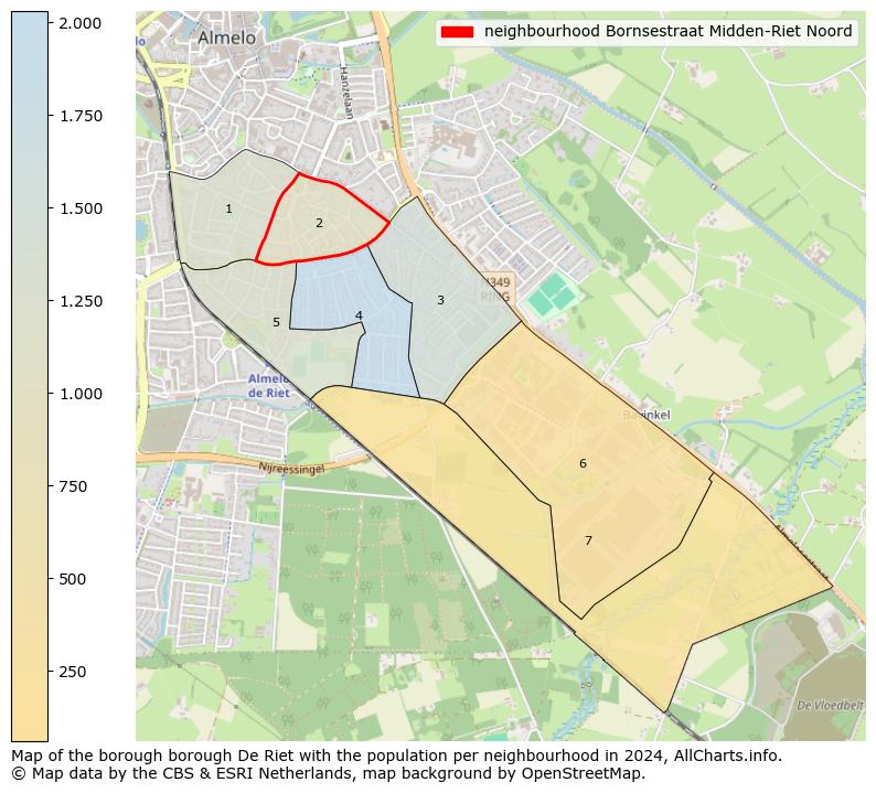 Image of the neighbourhood Bornsestraat Midden-Riet Noord at the map. This image is used as introduction to this page. This page shows a lot of information about the population in the neighbourhood Bornsestraat Midden-Riet Noord (such as the distribution by age groups of the residents, the composition of households, whether inhabitants are natives or Dutch with an immigration background, data about the houses (numbers, types, price development, use, type of property, ...) and more (car ownership, energy consumption, ...) based on open data from the Dutch Central Bureau of Statistics and various other sources!