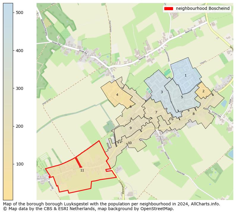 Image of the neighbourhood Boscheind at the map. This image is used as introduction to this page. This page shows a lot of information about the population in the neighbourhood Boscheind (such as the distribution by age groups of the residents, the composition of households, whether inhabitants are natives or Dutch with an immigration background, data about the houses (numbers, types, price development, use, type of property, ...) and more (car ownership, energy consumption, ...) based on open data from the Dutch Central Bureau of Statistics and various other sources!