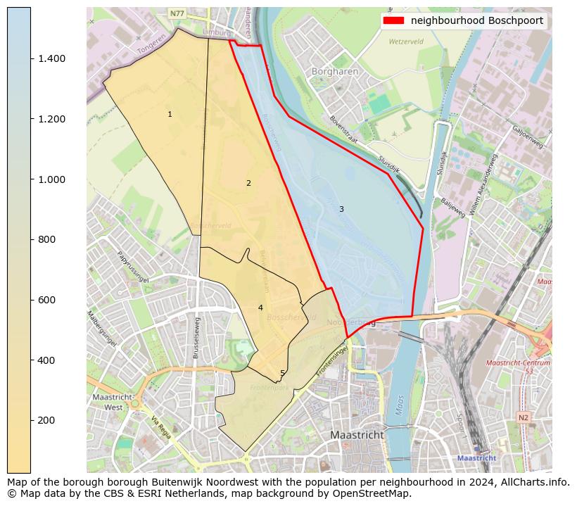 Image of the neighbourhood Boschpoort at the map. This image is used as introduction to this page. This page shows a lot of information about the population in the neighbourhood Boschpoort (such as the distribution by age groups of the residents, the composition of households, whether inhabitants are natives or Dutch with an immigration background, data about the houses (numbers, types, price development, use, type of property, ...) and more (car ownership, energy consumption, ...) based on open data from the Dutch Central Bureau of Statistics and various other sources!