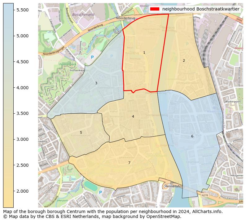 Image of the neighbourhood Boschstraatkwartier at the map. This image is used as introduction to this page. This page shows a lot of information about the population in the neighbourhood Boschstraatkwartier (such as the distribution by age groups of the residents, the composition of households, whether inhabitants are natives or Dutch with an immigration background, data about the houses (numbers, types, price development, use, type of property, ...) and more (car ownership, energy consumption, ...) based on open data from the Dutch Central Bureau of Statistics and various other sources!