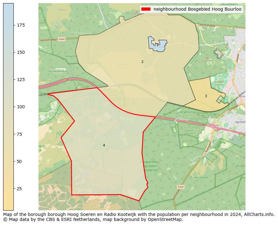 Image of the neighbourhood Bosgebied Hoog Buurloo at the map. This image is used as introduction to this page. This page shows a lot of information about the population in the neighbourhood Bosgebied Hoog Buurloo (such as the distribution by age groups of the residents, the composition of households, whether inhabitants are natives or Dutch with an immigration background, data about the houses (numbers, types, price development, use, type of property, ...) and more (car ownership, energy consumption, ...) based on open data from the Dutch Central Bureau of Statistics and various other sources!