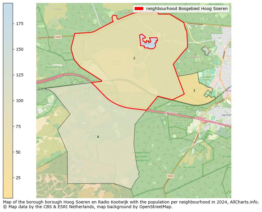 Image of the neighbourhood Bosgebied Hoog Soeren at the map. This image is used as introduction to this page. This page shows a lot of information about the population in the neighbourhood Bosgebied Hoog Soeren (such as the distribution by age groups of the residents, the composition of households, whether inhabitants are natives or Dutch with an immigration background, data about the houses (numbers, types, price development, use, type of property, ...) and more (car ownership, energy consumption, ...) based on open data from the Dutch Central Bureau of Statistics and various other sources!