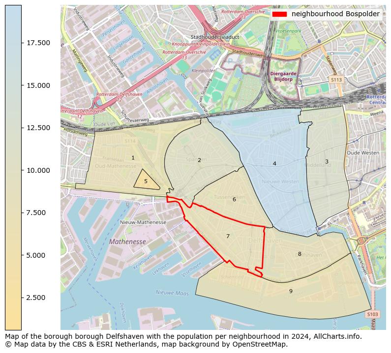 Image of the neighbourhood Bospolder at the map. This image is used as introduction to this page. This page shows a lot of information about the population in the neighbourhood Bospolder (such as the distribution by age groups of the residents, the composition of households, whether inhabitants are natives or Dutch with an immigration background, data about the houses (numbers, types, price development, use, type of property, ...) and more (car ownership, energy consumption, ...) based on open data from the Dutch Central Bureau of Statistics and various other sources!