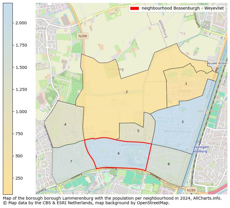 Image of the neighbourhood Bossenburgh - Weyevliet at the map. This image is used as introduction to this page. This page shows a lot of information about the population in the neighbourhood Bossenburgh - Weyevliet (such as the distribution by age groups of the residents, the composition of households, whether inhabitants are natives or Dutch with an immigration background, data about the houses (numbers, types, price development, use, type of property, ...) and more (car ownership, energy consumption, ...) based on open data from the Dutch Central Bureau of Statistics and various other sources!