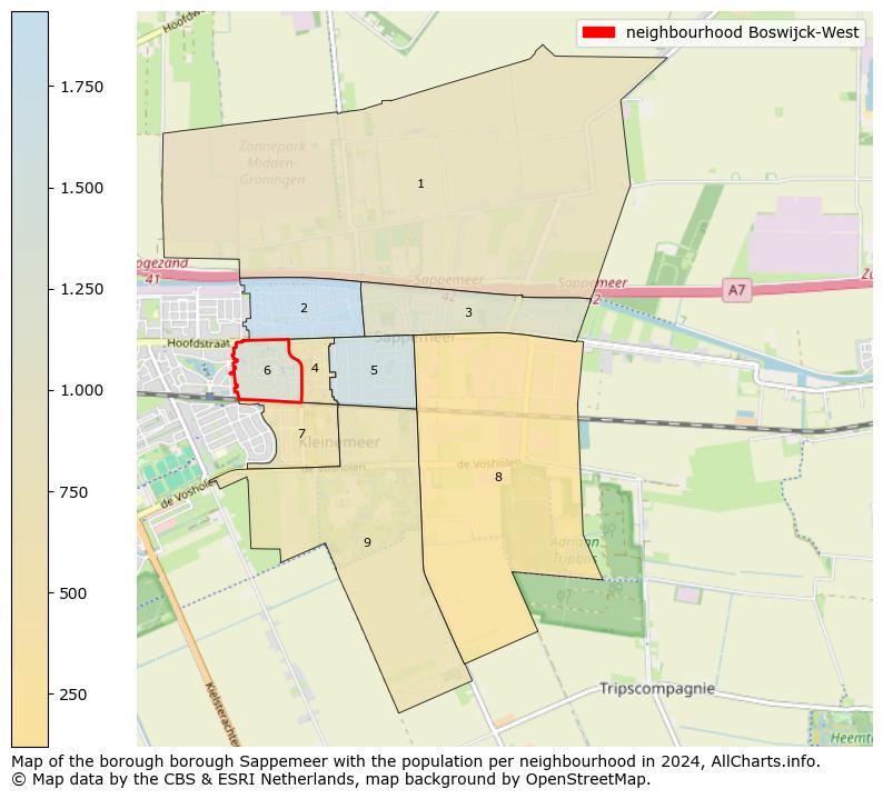 Image of the neighbourhood Boswijck-West at the map. This image is used as introduction to this page. This page shows a lot of information about the population in the neighbourhood Boswijck-West (such as the distribution by age groups of the residents, the composition of households, whether inhabitants are natives or Dutch with an immigration background, data about the houses (numbers, types, price development, use, type of property, ...) and more (car ownership, energy consumption, ...) based on open data from the Dutch Central Bureau of Statistics and various other sources!