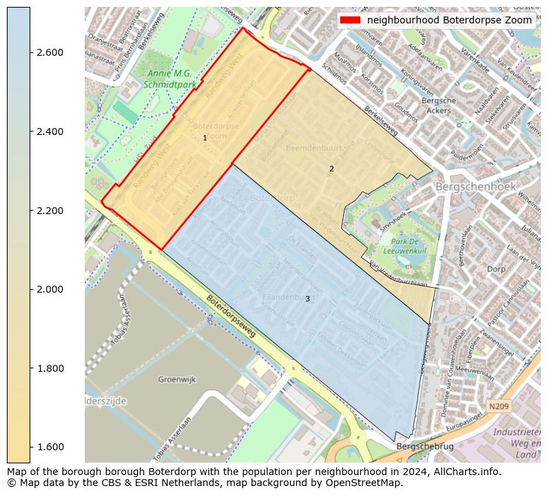 Image of the neighbourhood Boterdorpse Zoom at the map. This image is used as introduction to this page. This page shows a lot of information about the population in the neighbourhood Boterdorpse Zoom (such as the distribution by age groups of the residents, the composition of households, whether inhabitants are natives or Dutch with an immigration background, data about the houses (numbers, types, price development, use, type of property, ...) and more (car ownership, energy consumption, ...) based on open data from the Dutch Central Bureau of Statistics and various other sources!