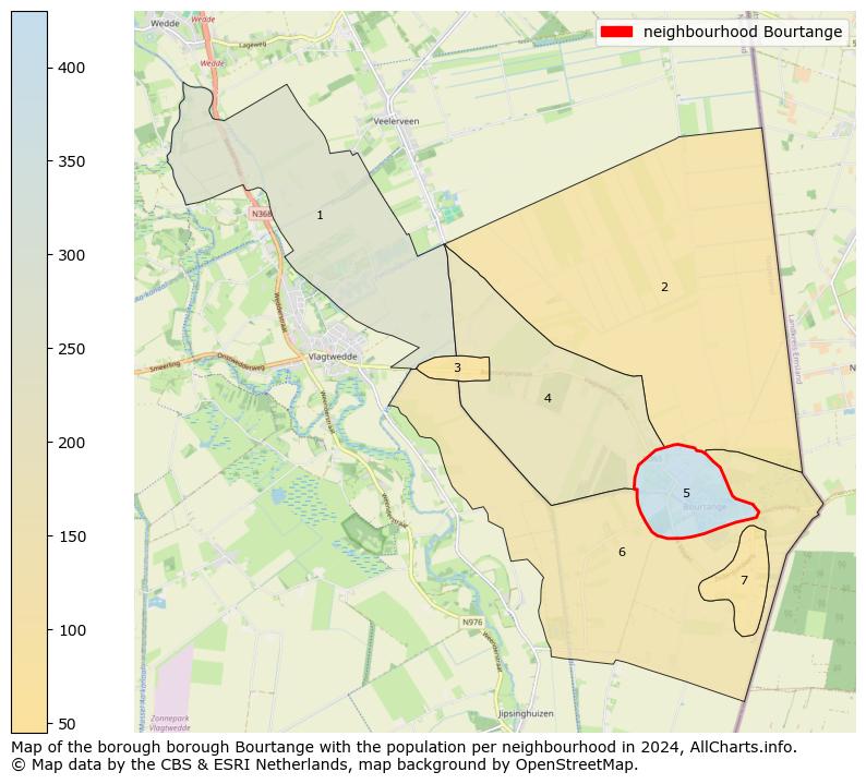 Image of the neighbourhood Bourtange at the map. This image is used as introduction to this page. This page shows a lot of information about the population in the neighbourhood Bourtange (such as the distribution by age groups of the residents, the composition of households, whether inhabitants are natives or Dutch with an immigration background, data about the houses (numbers, types, price development, use, type of property, ...) and more (car ownership, energy consumption, ...) based on open data from the Dutch Central Bureau of Statistics and various other sources!