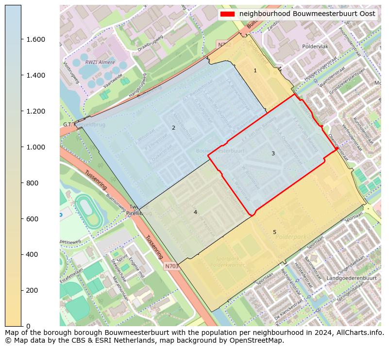 Image of the neighbourhood Bouwmeesterbuurt Oost at the map. This image is used as introduction to this page. This page shows a lot of information about the population in the neighbourhood Bouwmeesterbuurt Oost (such as the distribution by age groups of the residents, the composition of households, whether inhabitants are natives or Dutch with an immigration background, data about the houses (numbers, types, price development, use, type of property, ...) and more (car ownership, energy consumption, ...) based on open data from the Dutch Central Bureau of Statistics and various other sources!