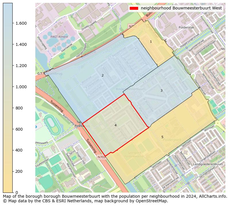 Image of the neighbourhood Bouwmeesterbuurt West at the map. This image is used as introduction to this page. This page shows a lot of information about the population in the neighbourhood Bouwmeesterbuurt West (such as the distribution by age groups of the residents, the composition of households, whether inhabitants are natives or Dutch with an immigration background, data about the houses (numbers, types, price development, use, type of property, ...) and more (car ownership, energy consumption, ...) based on open data from the Dutch Central Bureau of Statistics and various other sources!