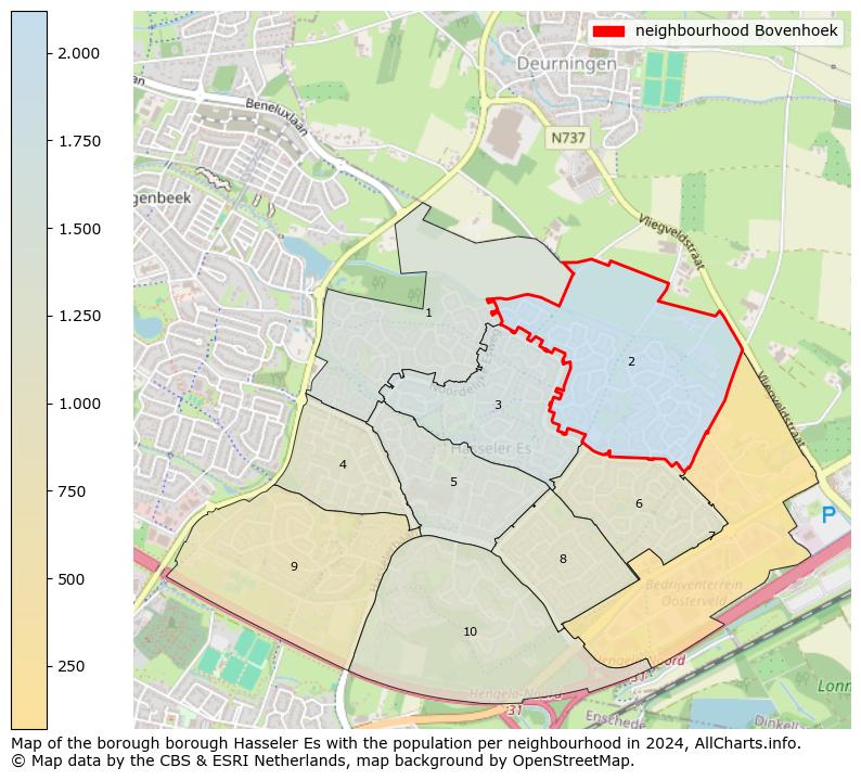 Image of the neighbourhood Bovenhoek at the map. This image is used as introduction to this page. This page shows a lot of information about the population in the neighbourhood Bovenhoek (such as the distribution by age groups of the residents, the composition of households, whether inhabitants are natives or Dutch with an immigration background, data about the houses (numbers, types, price development, use, type of property, ...) and more (car ownership, energy consumption, ...) based on open data from the Dutch Central Bureau of Statistics and various other sources!