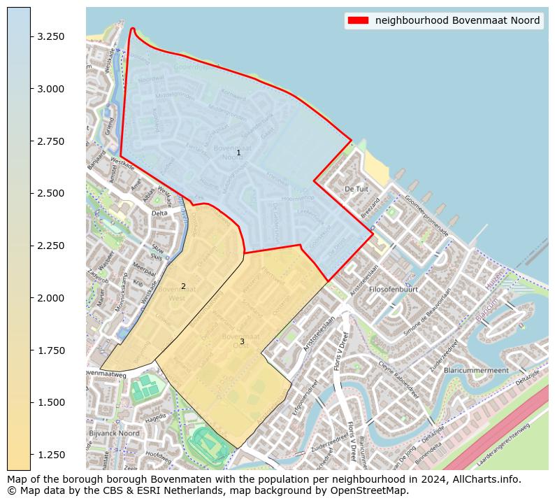 Image of the neighbourhood Bovenmaat Noord at the map. This image is used as introduction to this page. This page shows a lot of information about the population in the neighbourhood Bovenmaat Noord (such as the distribution by age groups of the residents, the composition of households, whether inhabitants are natives or Dutch with an immigration background, data about the houses (numbers, types, price development, use, type of property, ...) and more (car ownership, energy consumption, ...) based on open data from the Dutch Central Bureau of Statistics and various other sources!