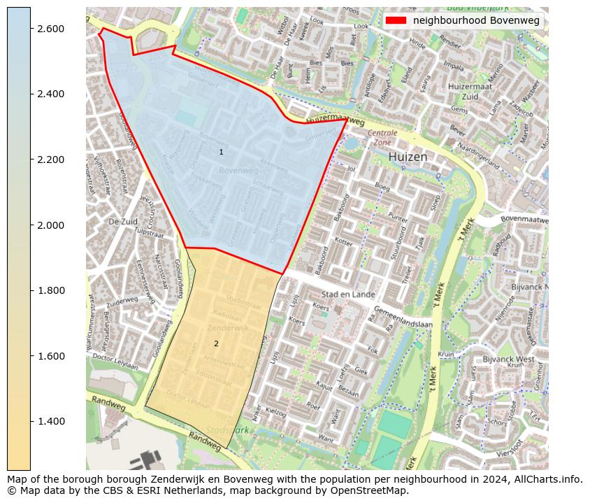 Image of the neighbourhood Bovenweg at the map. This image is used as introduction to this page. This page shows a lot of information about the population in the neighbourhood Bovenweg (such as the distribution by age groups of the residents, the composition of households, whether inhabitants are natives or Dutch with an immigration background, data about the houses (numbers, types, price development, use, type of property, ...) and more (car ownership, energy consumption, ...) based on open data from the Dutch Central Bureau of Statistics and various other sources!