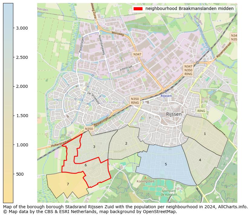 Image of the neighbourhood Braakmanslanden midden at the map. This image is used as introduction to this page. This page shows a lot of information about the population in the neighbourhood Braakmanslanden midden (such as the distribution by age groups of the residents, the composition of households, whether inhabitants are natives or Dutch with an immigration background, data about the houses (numbers, types, price development, use, type of property, ...) and more (car ownership, energy consumption, ...) based on open data from the Dutch Central Bureau of Statistics and various other sources!