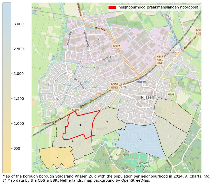 Image of the neighbourhood Braakmanslanden noordoost at the map. This image is used as introduction to this page. This page shows a lot of information about the population in the neighbourhood Braakmanslanden noordoost (such as the distribution by age groups of the residents, the composition of households, whether inhabitants are natives or Dutch with an immigration background, data about the houses (numbers, types, price development, use, type of property, ...) and more (car ownership, energy consumption, ...) based on open data from the Dutch Central Bureau of Statistics and various other sources!