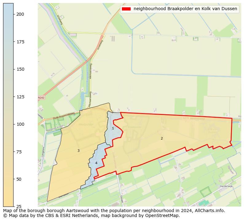 Image of the neighbourhood Braakpolder en Kolk van Dussen at the map. This image is used as introduction to this page. This page shows a lot of information about the population in the neighbourhood Braakpolder en Kolk van Dussen (such as the distribution by age groups of the residents, the composition of households, whether inhabitants are natives or Dutch with an immigration background, data about the houses (numbers, types, price development, use, type of property, ...) and more (car ownership, energy consumption, ...) based on open data from the Dutch Central Bureau of Statistics and various other sources!