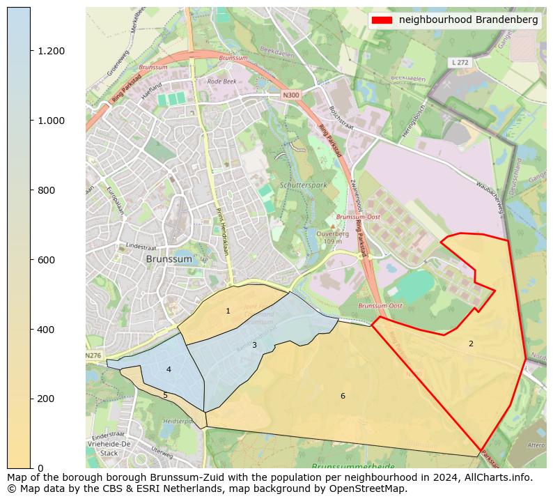 Image of the neighbourhood Brandenberg at the map. This image is used as introduction to this page. This page shows a lot of information about the population in the neighbourhood Brandenberg (such as the distribution by age groups of the residents, the composition of households, whether inhabitants are natives or Dutch with an immigration background, data about the houses (numbers, types, price development, use, type of property, ...) and more (car ownership, energy consumption, ...) based on open data from the Dutch Central Bureau of Statistics and various other sources!