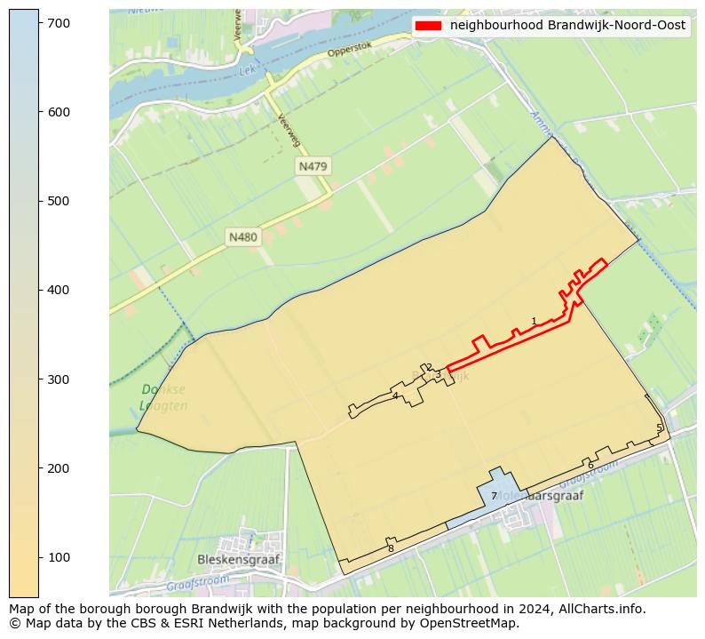 Image of the neighbourhood Brandwijk-Noord-Oost at the map. This image is used as introduction to this page. This page shows a lot of information about the population in the neighbourhood Brandwijk-Noord-Oost (such as the distribution by age groups of the residents, the composition of households, whether inhabitants are natives or Dutch with an immigration background, data about the houses (numbers, types, price development, use, type of property, ...) and more (car ownership, energy consumption, ...) based on open data from the Dutch Central Bureau of Statistics and various other sources!