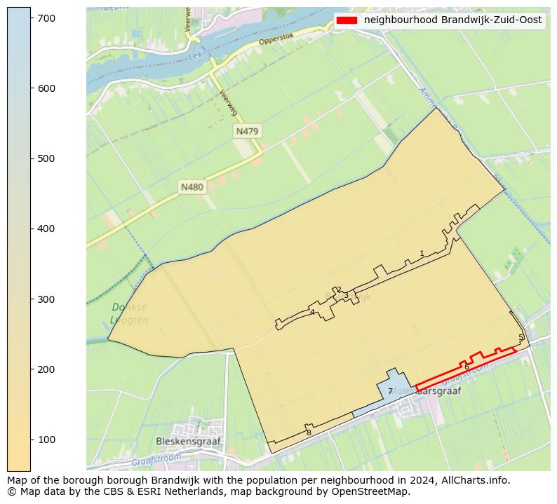 Image of the neighbourhood Brandwijk-Zuid-Oost at the map. This image is used as introduction to this page. This page shows a lot of information about the population in the neighbourhood Brandwijk-Zuid-Oost (such as the distribution by age groups of the residents, the composition of households, whether inhabitants are natives or Dutch with an immigration background, data about the houses (numbers, types, price development, use, type of property, ...) and more (car ownership, energy consumption, ...) based on open data from the Dutch Central Bureau of Statistics and various other sources!