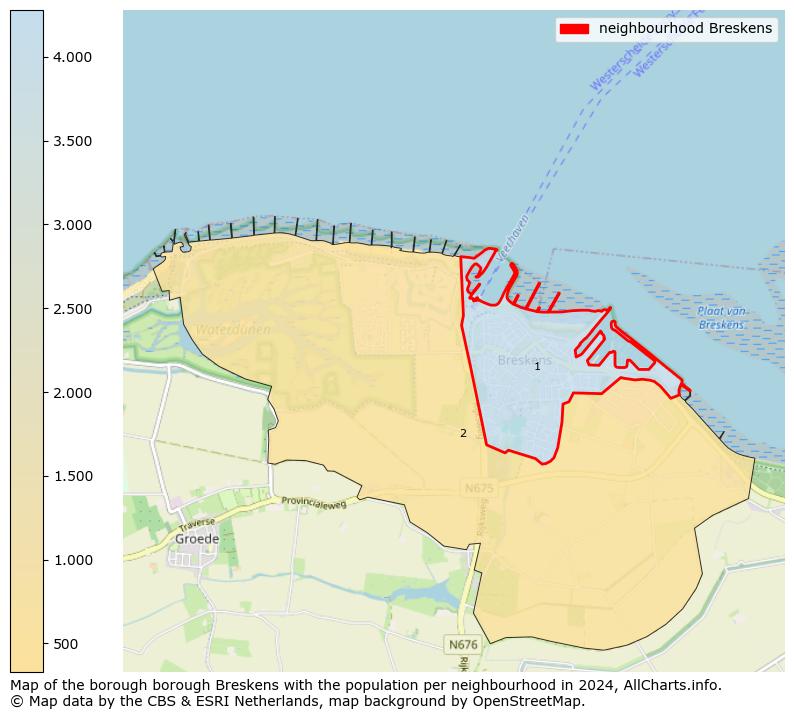 Image of the neighbourhood Breskens at the map. This image is used as introduction to this page. This page shows a lot of information about the population in the neighbourhood Breskens (such as the distribution by age groups of the residents, the composition of households, whether inhabitants are natives or Dutch with an immigration background, data about the houses (numbers, types, price development, use, type of property, ...) and more (car ownership, energy consumption, ...) based on open data from the Dutch Central Bureau of Statistics and various other sources!