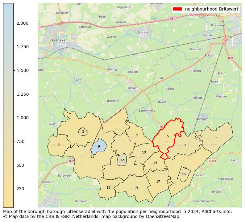 Image of the neighbourhood Britswert at the map. This image is used as introduction to this page. This page shows a lot of information about the population in the neighbourhood Britswert (such as the distribution by age groups of the residents, the composition of households, whether inhabitants are natives or Dutch with an immigration background, data about the houses (numbers, types, price development, use, type of property, ...) and more (car ownership, energy consumption, ...) based on open data from the Dutch Central Bureau of Statistics and various other sources!