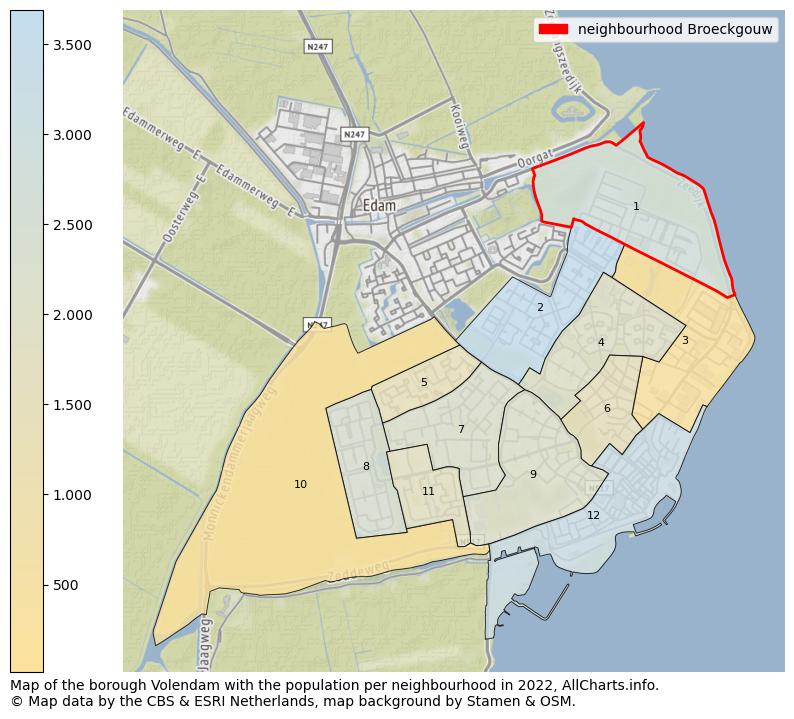 Map of the borough Volendam with the population per neighbourhood in 2022. This page shows a lot of information about residents (such as the distribution by age groups, family composition, gender, native or Dutch with an immigration background, ...), homes (numbers, types, price development, use, type of property, ...) and more (car ownership, energy consumption, ...) based on open data from the Dutch Central Bureau of Statistics and various other sources!