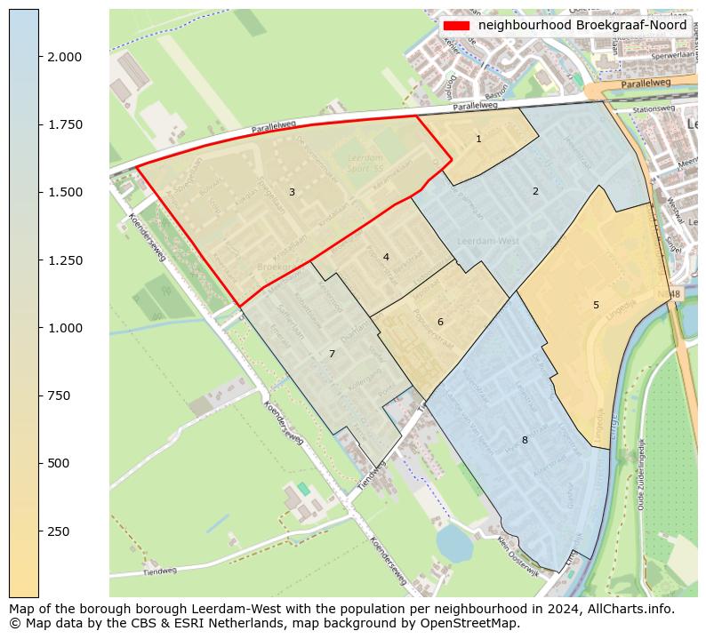 Image of the neighbourhood Broekgraaf-Noord at the map. This image is used as introduction to this page. This page shows a lot of information about the population in the neighbourhood Broekgraaf-Noord (such as the distribution by age groups of the residents, the composition of households, whether inhabitants are natives or Dutch with an immigration background, data about the houses (numbers, types, price development, use, type of property, ...) and more (car ownership, energy consumption, ...) based on open data from the Dutch Central Bureau of Statistics and various other sources!