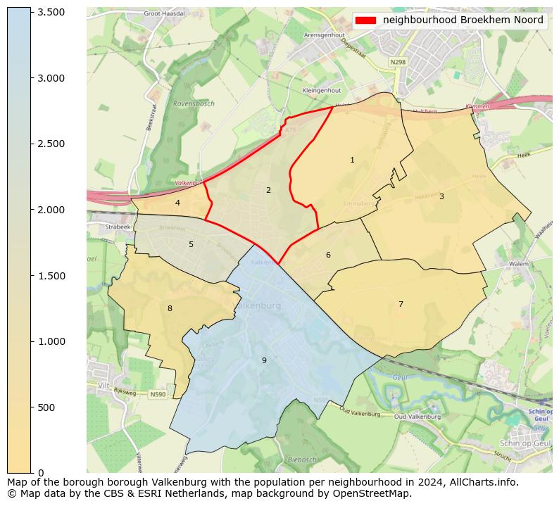 Image of the neighbourhood Broekhem Noord at the map. This image is used as introduction to this page. This page shows a lot of information about the population in the neighbourhood Broekhem Noord (such as the distribution by age groups of the residents, the composition of households, whether inhabitants are natives or Dutch with an immigration background, data about the houses (numbers, types, price development, use, type of property, ...) and more (car ownership, energy consumption, ...) based on open data from the Dutch Central Bureau of Statistics and various other sources!