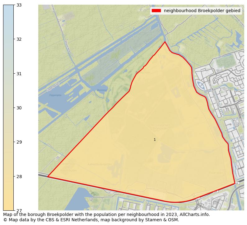 Map of the borough Broekpolder with the population per neighbourhood in 2023. This page shows a lot of information about residents (such as the distribution by age groups, family composition, gender, native or Dutch with an immigration background, ...), homes (numbers, types, price development, use, type of property, ...) and more (car ownership, energy consumption, ...) based on open data from the Dutch Central Bureau of Statistics and various other sources!