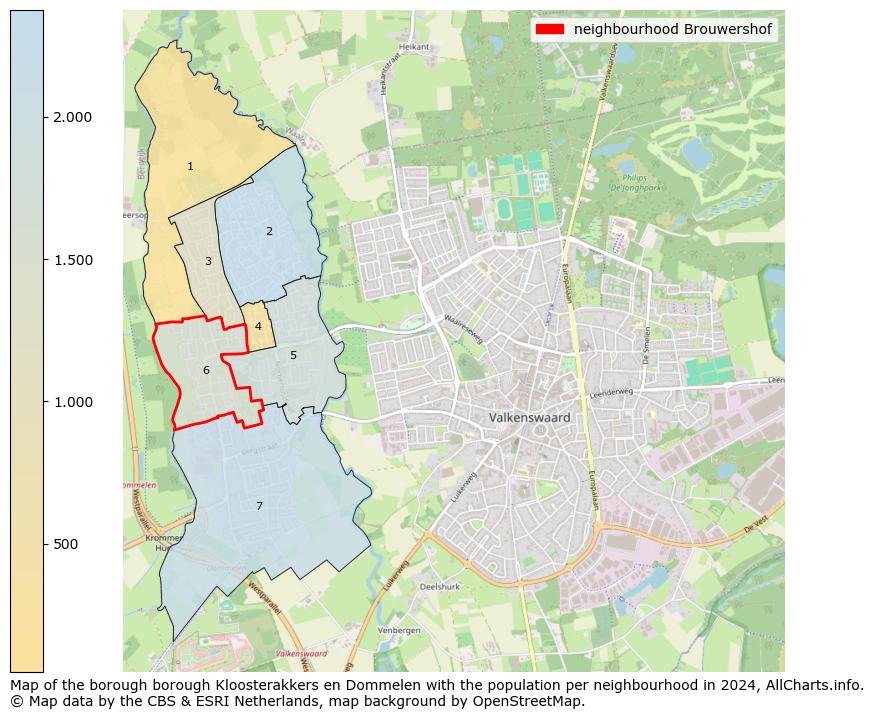 Image of the neighbourhood Brouwershof at the map. This image is used as introduction to this page. This page shows a lot of information about the population in the neighbourhood Brouwershof (such as the distribution by age groups of the residents, the composition of households, whether inhabitants are natives or Dutch with an immigration background, data about the houses (numbers, types, price development, use, type of property, ...) and more (car ownership, energy consumption, ...) based on open data from the Dutch Central Bureau of Statistics and various other sources!