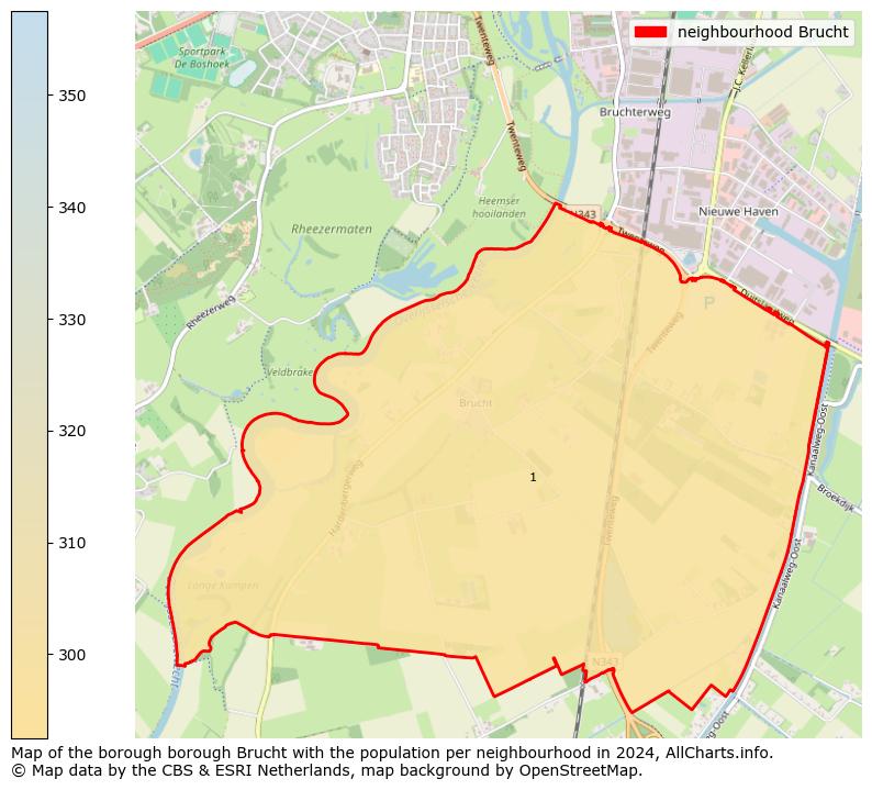 Image of the neighbourhood Brucht at the map. This image is used as introduction to this page. This page shows a lot of information about the population in the neighbourhood Brucht (such as the distribution by age groups of the residents, the composition of households, whether inhabitants are natives or Dutch with an immigration background, data about the houses (numbers, types, price development, use, type of property, ...) and more (car ownership, energy consumption, ...) based on open data from the Dutch Central Bureau of Statistics and various other sources!