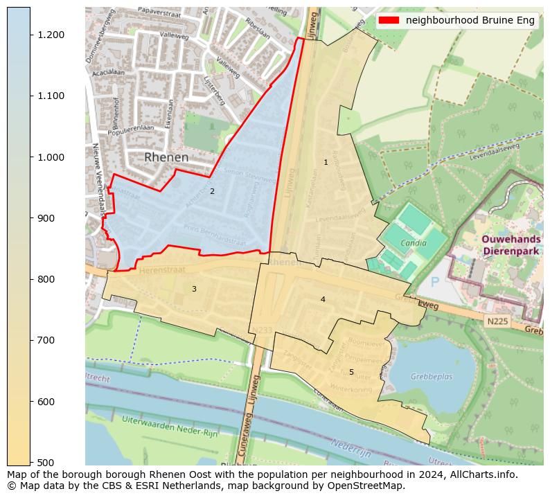 Image of the neighbourhood Bruine Eng at the map. This image is used as introduction to this page. This page shows a lot of information about the population in the neighbourhood Bruine Eng (such as the distribution by age groups of the residents, the composition of households, whether inhabitants are natives or Dutch with an immigration background, data about the houses (numbers, types, price development, use, type of property, ...) and more (car ownership, energy consumption, ...) based on open data from the Dutch Central Bureau of Statistics and various other sources!