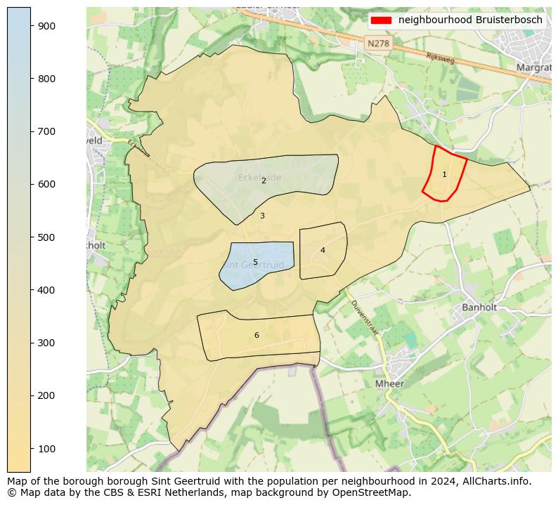 Image of the neighbourhood Bruisterbosch at the map. This image is used as introduction to this page. This page shows a lot of information about the population in the neighbourhood Bruisterbosch (such as the distribution by age groups of the residents, the composition of households, whether inhabitants are natives or Dutch with an immigration background, data about the houses (numbers, types, price development, use, type of property, ...) and more (car ownership, energy consumption, ...) based on open data from the Dutch Central Bureau of Statistics and various other sources!