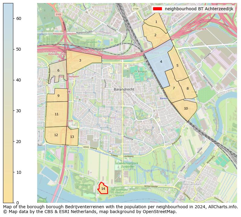 Image of the neighbourhood BT Achterzeedijk at the map. This image is used as introduction to this page. This page shows a lot of information about the population in the neighbourhood BT Achterzeedijk (such as the distribution by age groups of the residents, the composition of households, whether inhabitants are natives or Dutch with an immigration background, data about the houses (numbers, types, price development, use, type of property, ...) and more (car ownership, energy consumption, ...) based on open data from the Dutch Central Bureau of Statistics and various other sources!